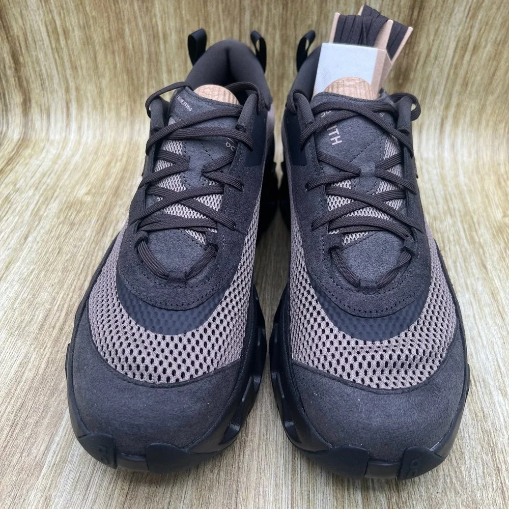 Kith x On Cloud K-Tech 2 Running Shoes Men's Size 12 Brown Suede Mesh Sneakers